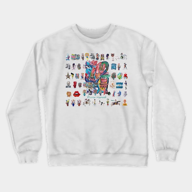 Many Things Crewneck Sweatshirt by diegomanuel